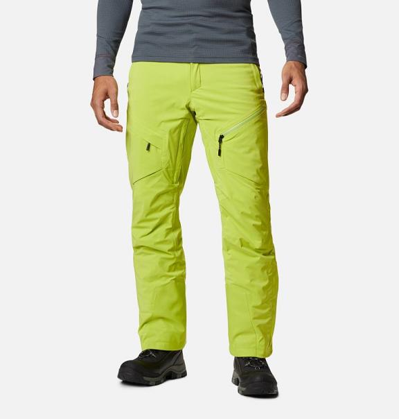 Columbia Mens Ski Pants UK Sale - Wild Card Pants Yellow UK-492104